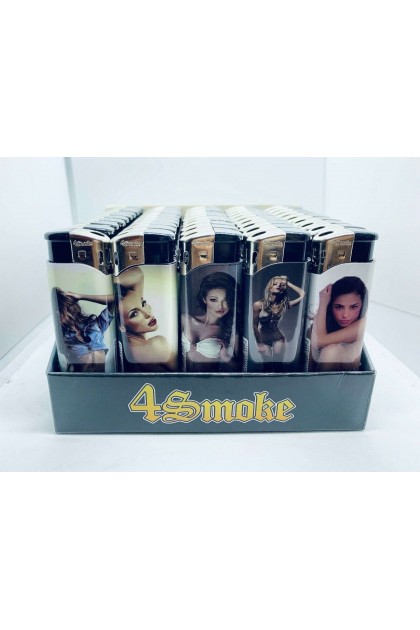 Briquets électroniques rechargeables a thèmes divers