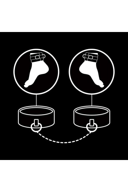 MENOTTES POUR CHEVILLE EN CUIR VEGAN