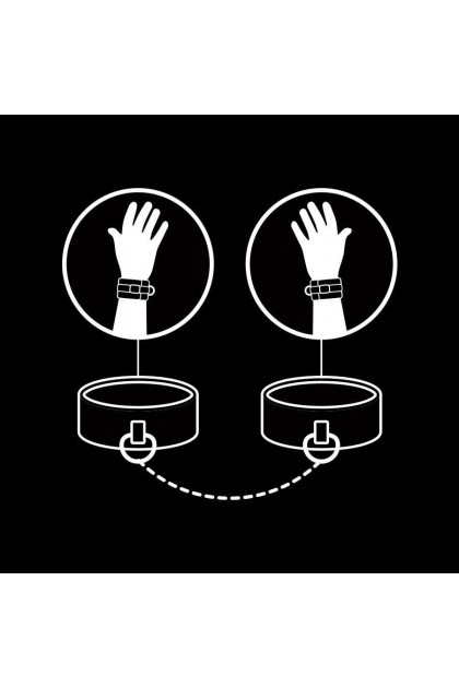 MENOTTES POUR POIGNETS EN CUIR VEGAN