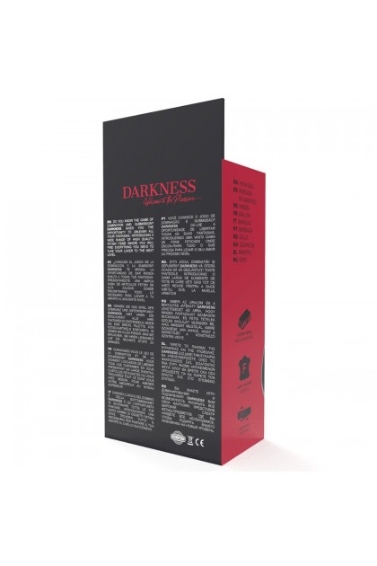 BÂILLON CROCHETS DE BOUCHE EN CUIR DARKNESS