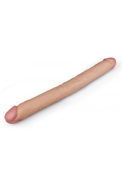 DOUBLE DILDO REALISTIC SLIM 44 X 4.5CM