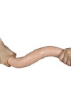 DOUBLE DILDO REALISTIC SLIM 44 X 4.5CM