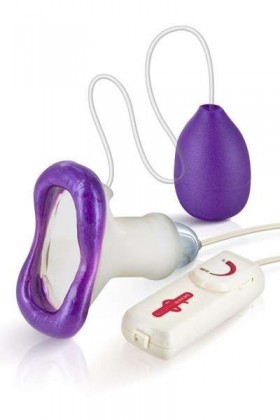 POMPE À CLITORIS VIBRANTE À POIRE