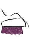 Ensemble de lingerie noir et violet r80419p subblime - L/XL
