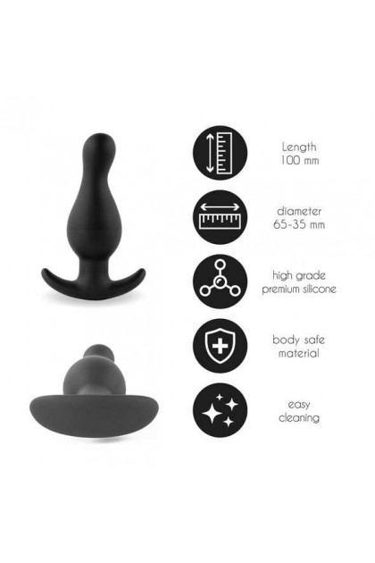 Plug anal noir plugz nr. 2 - Love Shop Avenue