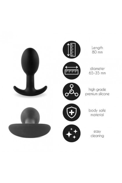 Plug anal noir plugz nr. 3 - Love Shop Avenue