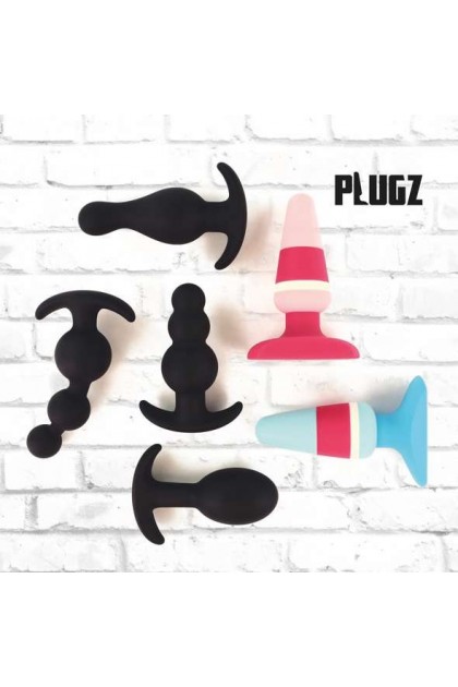 PLUG ANAL 3 BOULES NOIR PLUGZ NR. 1