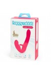 DOUBLE VIBROMASSEUR STRAPLESS USB - HAPPY RABBIT