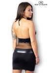Robe noire dos nu glamour lou anne - TAILLE 5XL/6XL
