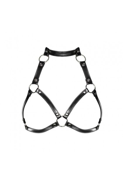 Soutien-GORGE HARNAIS NOIR A740 - OBSESSIVE - TAILLE UNIQUE