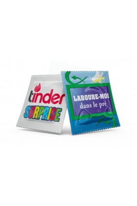 PRÉSERVATIFS HUMORISTIQUES DIVERS