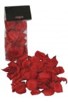 PETALES DE ROSES EN TISSUS ROUGE