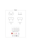 Ensemble de lingerie rouge 3 pieces jolierose set - OBSESSIVE - XXL