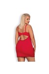 NUISETTE ROUGE JOLIEROSE CHEMISE - OBSESSIVE - XXL