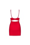 NUISETTE ROUGE JOLIEROSE CHEMISE - OBSESSIVE - XXL