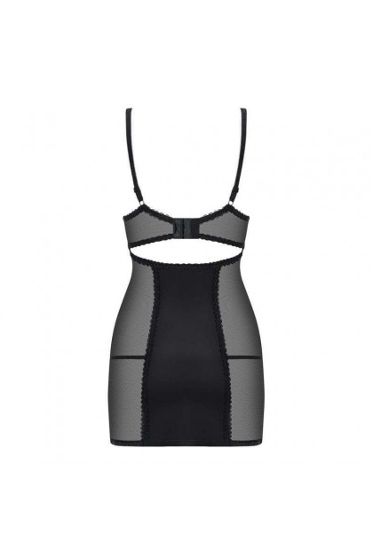 Nuisette noir amallie chemise - OBSESSIVE - S/M - Love Shop Avenue