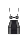 Nuisette noir amallie chemise - OBSESSIVE - S/M - Love Shop Avenue
