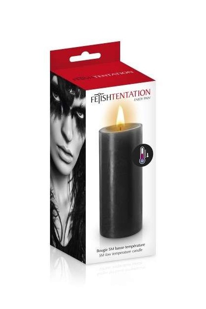 BOUGIE BASSE TEMPÉRATURE NOIRE FETISH TENTATION