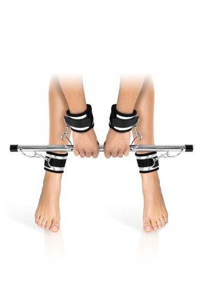 BARRE DE SOUMISSION 4 MENOTTES AJUSTABLES