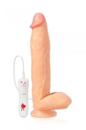 VIBROMASSEUR RÉALISTE GÉANT VENTOUSE 10 VITESSES