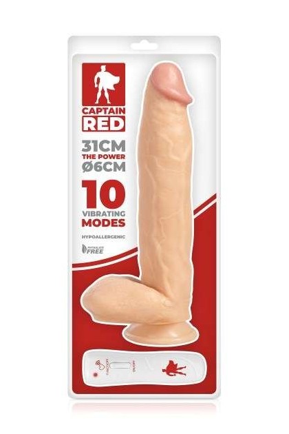 VIBROMASSEUR RÉALISTE GÉANT VENTOUSE 10 VITESSES