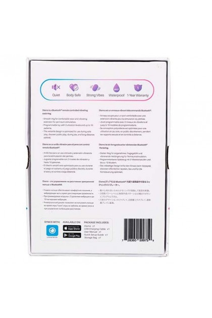 COCKRING VIBRANT CONNECTÉ CONTRÔLE À DISTANCE DIAMO