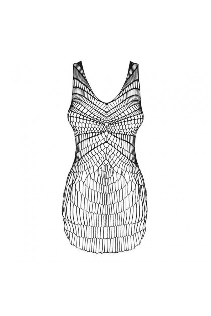 ROBE NOIR D607 DRESS - OBSESSIVE - S/M/L