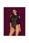 BODY NOIR B130 TEDDY - OBSESSIVE - XL/XXL