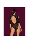 BODY NOIR B130 TEDDY - OBSESSIVE - XL/XXL