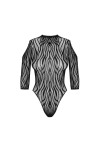 Body noir b130 teddy - OBSESSIVE - XL/XXL - Love Shop Avenue