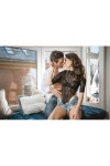 Body noir b130 teddy - OBSESSIVE - XL/XXL - Love Shop Avenue