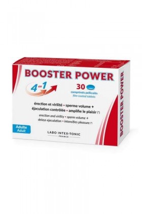 BOOSTER SEXUEL 4 EN 1 POUR HOMMES 30 COMPRIMÉS