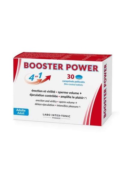 BOOSTER SEXUEL 4 EN 1 POUR HOMMES 30 COMPRIMÉS