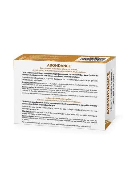 AMÉLIORATION DU SPERME 30 COMPRIMÉS