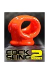 COCKRING/BALLSTRETCHER "COCKSLING VERSION 2.0" PAR OXBALLS - NOIR