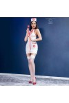 COSTUME INFIRMIERE COMPLET 5 PIÈCES CHILIROSE - CR-4430 - L/XL