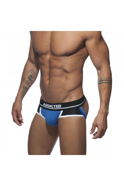 JOCKSTRAP PUSH UP SPORT BLEU - TAILLE XXL