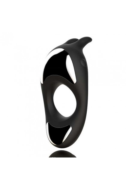 ANNEAU PÉNIEN ZEUS DUAL VIBE NOIR
