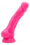 Gode happy dick 14 x 3.8 cm rose - Love Shop Avenue