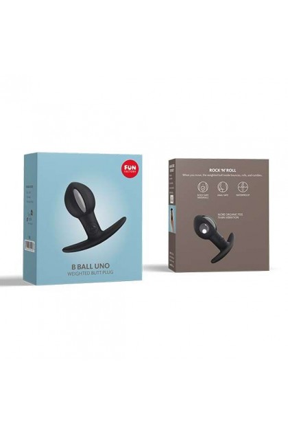 Plug anal b ball uno avec mouvement gris anthracite