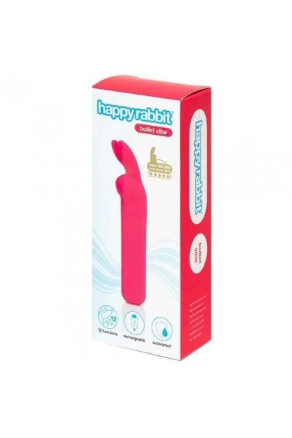 MINI VIBROMASSEUR BULLET VIBE ROSE - HAPPY RABBIT