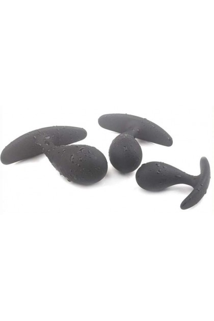 Kit de 3 mini plugs silicone - Love Shop Avenue