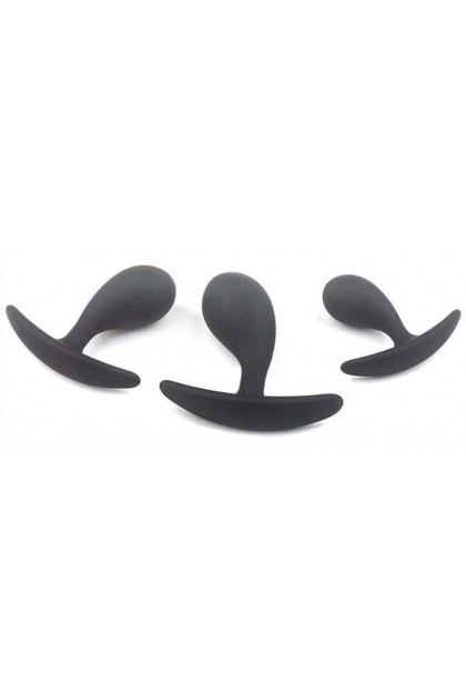 Kit de 3 mini plugs silicone - Love Shop Avenue