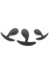 Kit de 3 mini plugs silicone - Love Shop Avenue