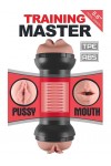 MASTURBATEUR DOUBLE SIDE VAGIN - BOUCHE