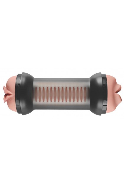 MASTURBATEUR DOUBLE SIDE VAGIN - BOUCHE