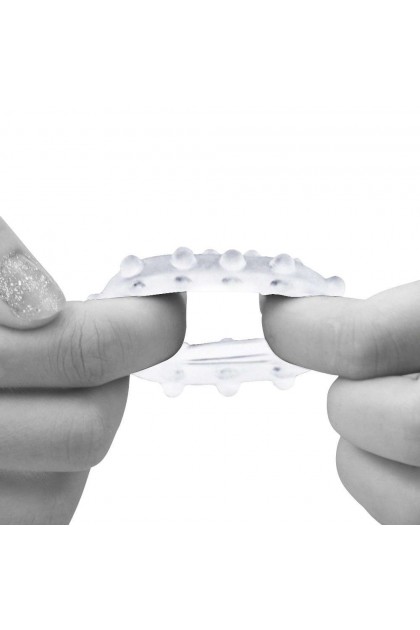 COCKRING POWER PLUS BUBBLE TRANSPARENT