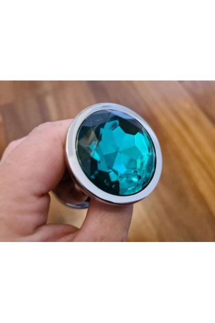 COFFRET 3 PLUGS ALUMINIUM ARGENT - S - M - L - BLEU OCÉAN - BR138