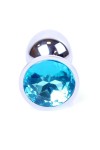 Coffret 3 plugs aluminium argent - S - M - L - BLEU OCÉAN - BR138