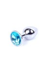 Coffret 3 plugs aluminium argent - S - M - L - BLEU OCÉAN - BR138